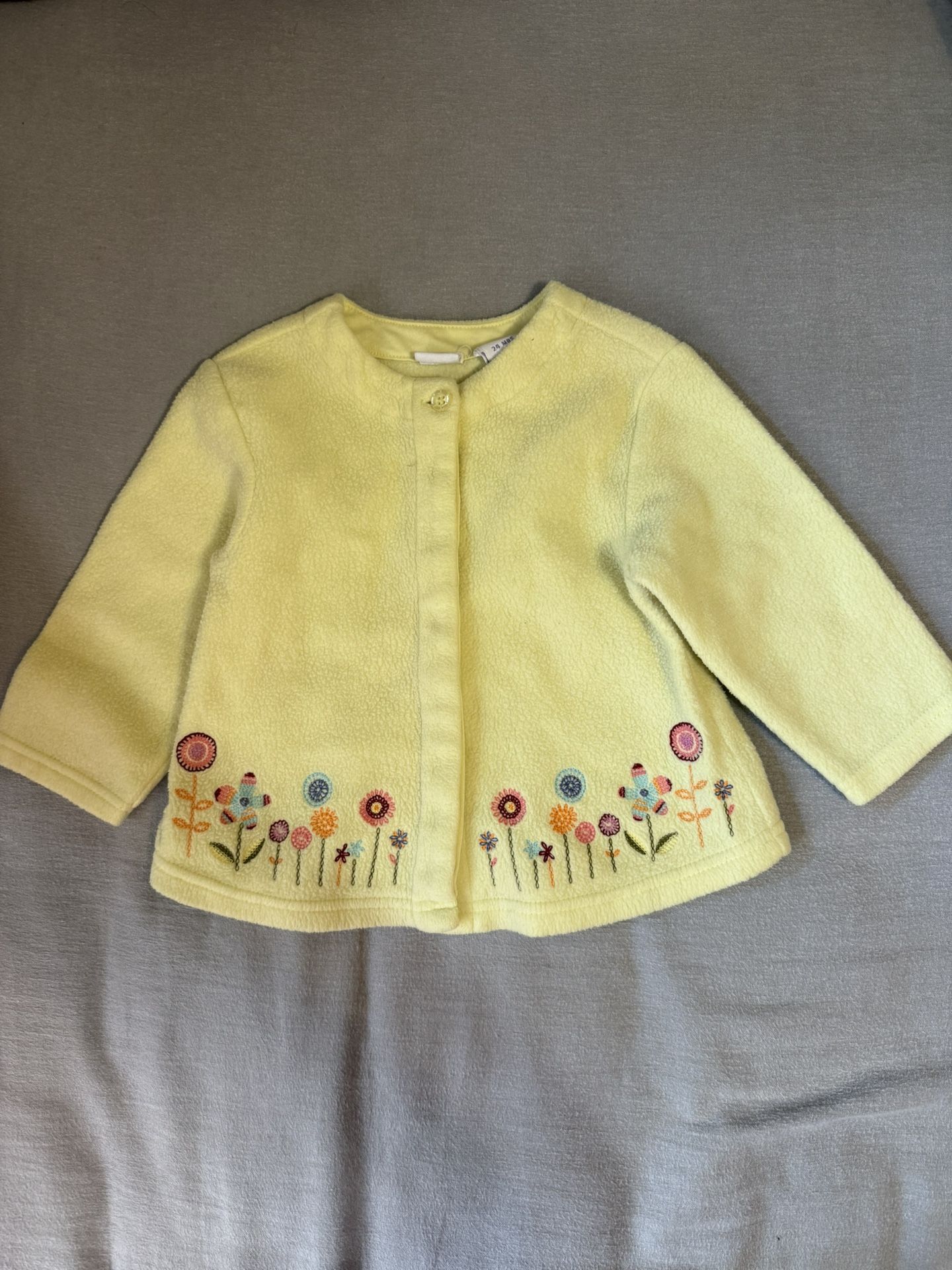 Yellow Floral Cardigan