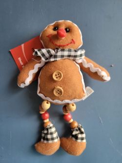 Shelf Sitting Gingerbread Plush