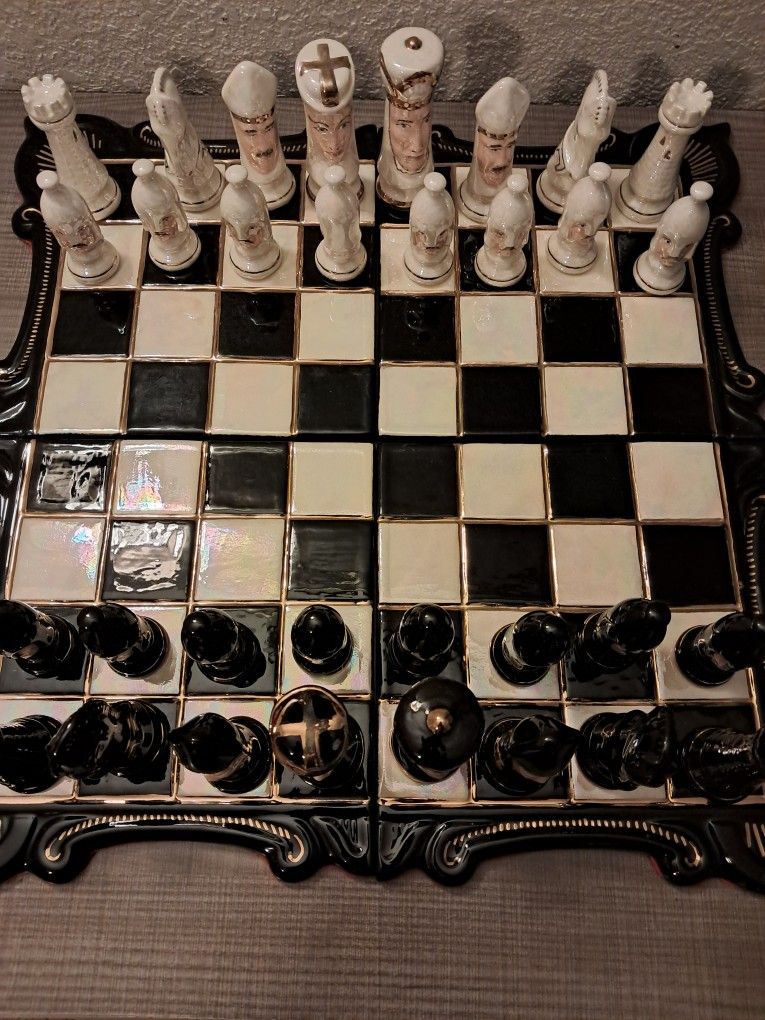 Vintage Mediveal Chess Set Give Me Best Offer