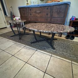 Matching coffee tables both for $50