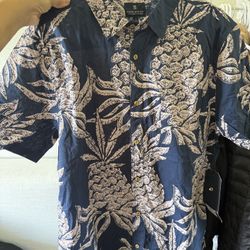 Roark Revival Men’s Button Up Large T-shirt NEW 