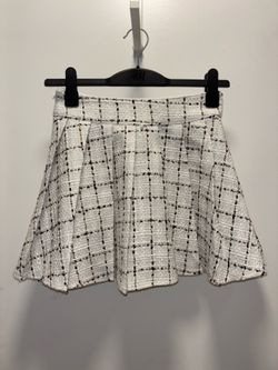 SHEIN Plaid Pleated Skirt