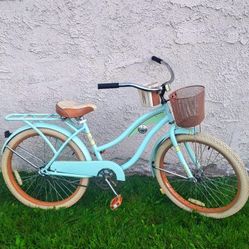 Women's Huffy Nel Lusso 24" Beach Cruiser Bike Bicicleta Basket 