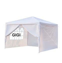 10x10ft Canopy Tent with 4 Removable Sidewalls for Parties, Event canopy For Sale!