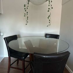 Glass Table And Chairs