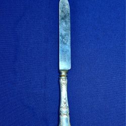 Antique sterling silver knife