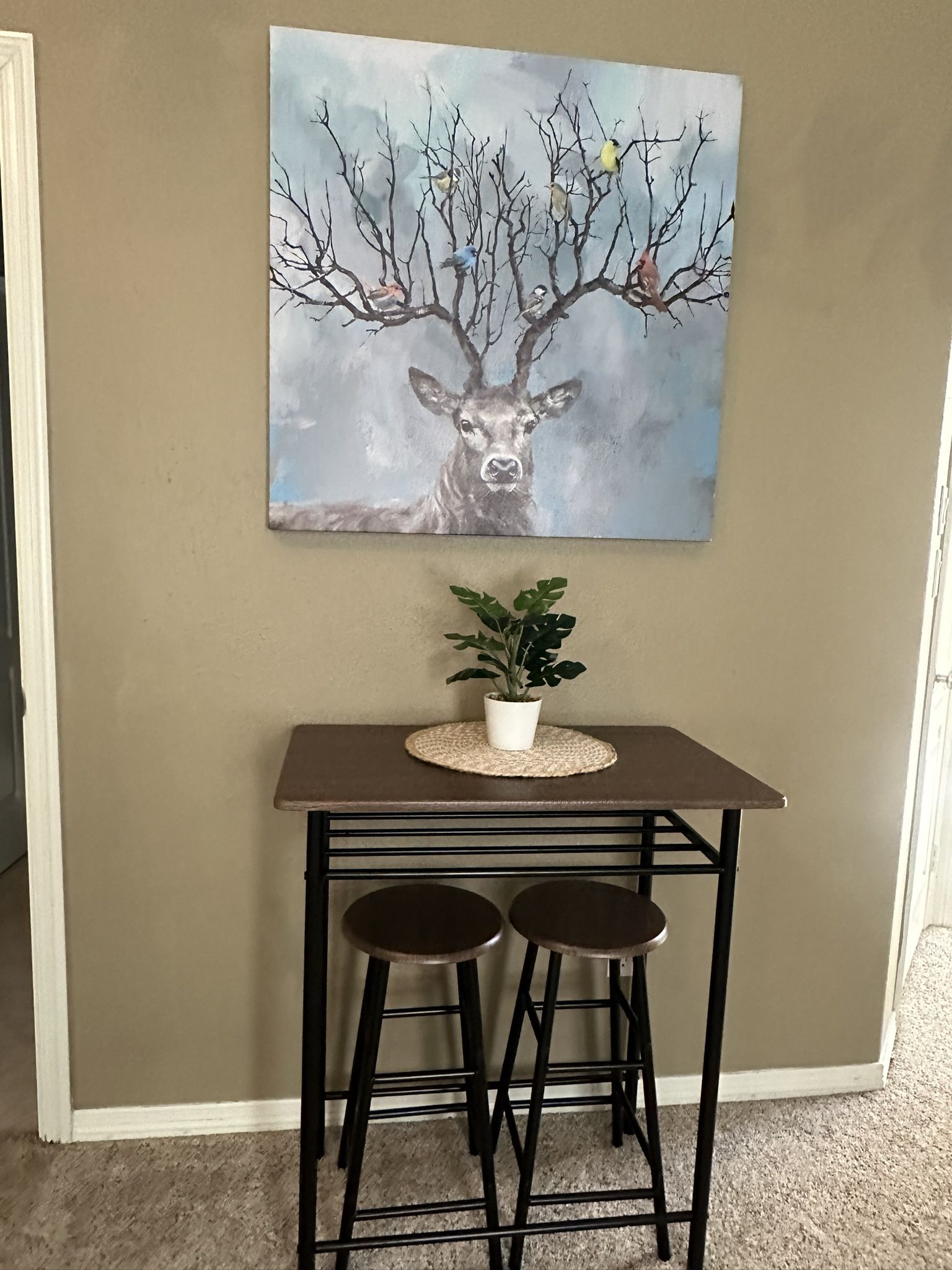 Table And Two Stools