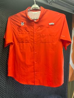 MLB Houston Astros Columbia Button T-Shirt, Size 2X
