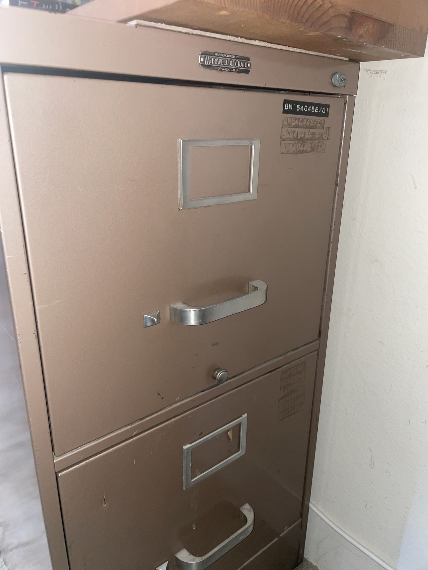 Metal File Cabinet X2