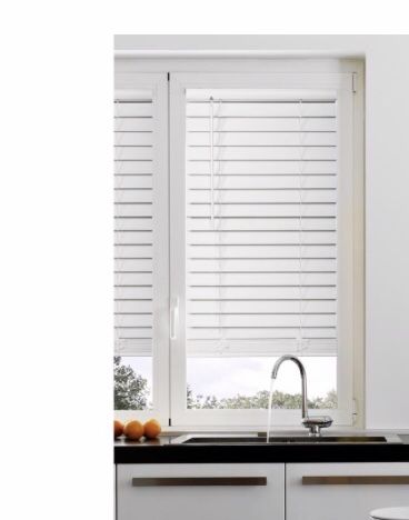 NEW Home Decorators Collection PREMIUM Faux Wood Blinds