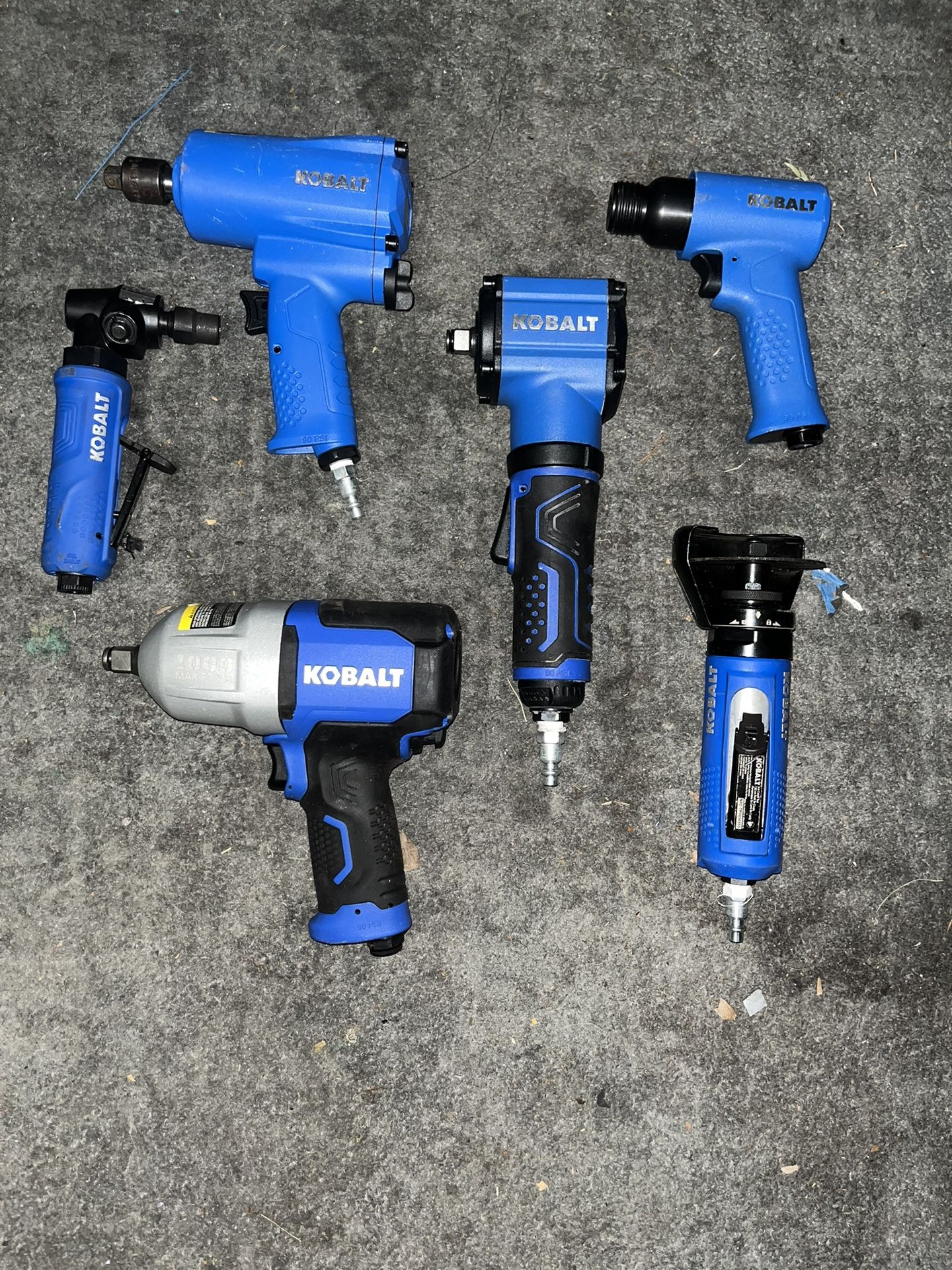 Air Compressor With Complete Air Tool Set 