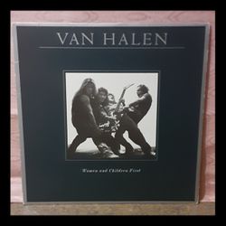 Vintage 1980 Van Halen Original Pressing Women and Children First Vinyl LP Album   Vocals: David Lee Roth Guitar:  Edward Van Halen Drums:  Alex Van H