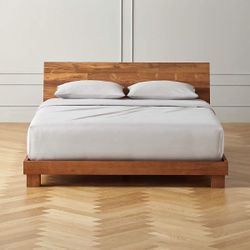 CB2 Dondra Queen Bed and Mattress