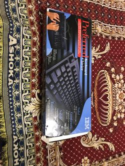 IBM keyboard never used
