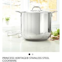 Princess Heritage Stainless Steel Cookware