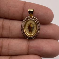 10K Gold St Jude Pendant