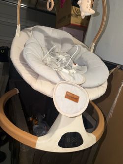 Baby swing beige color