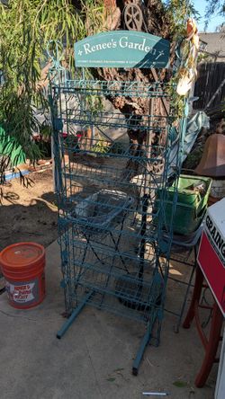 Metal Seed Packet Rack