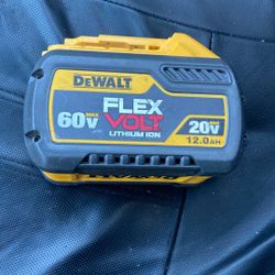DeWalt Flex Volt Lithium Ion Battery.  60vmax/20vmax