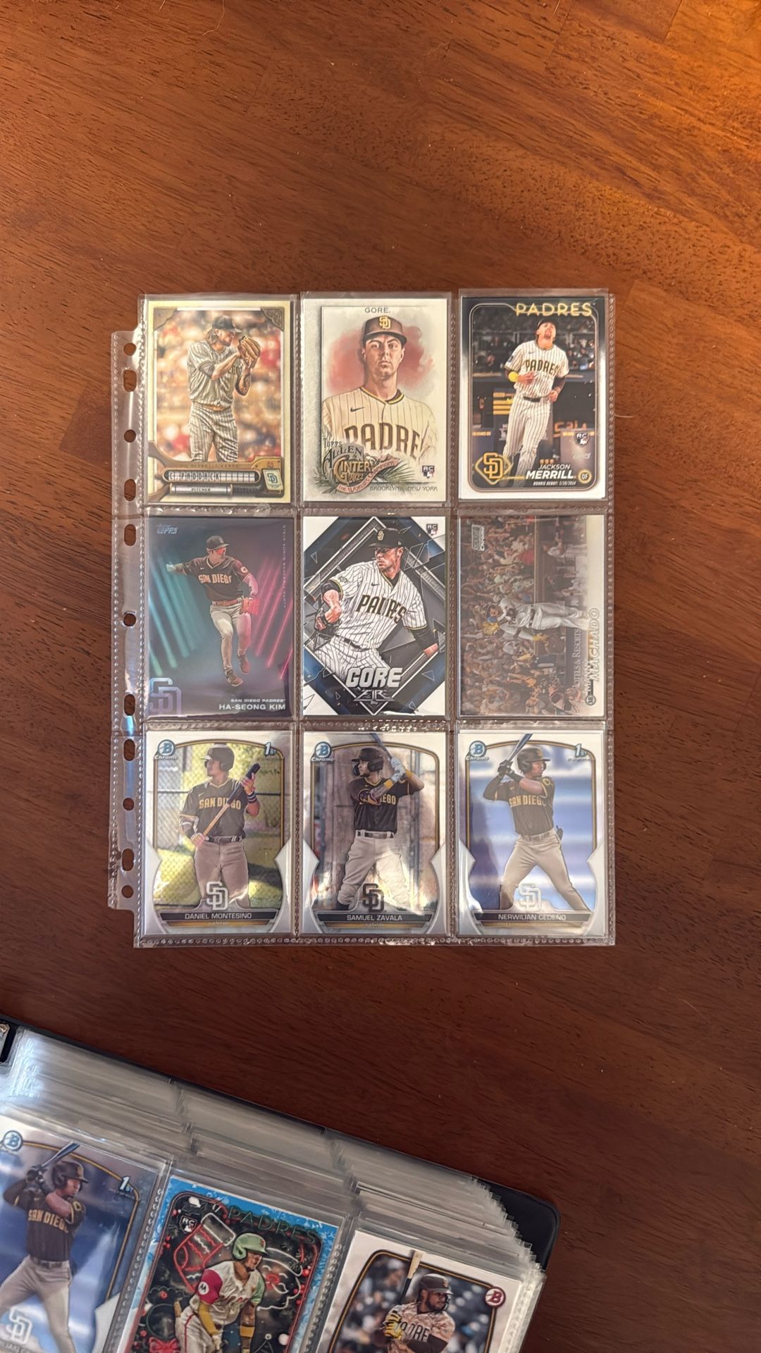 San Diego Padres Sports Card Lot