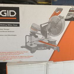 Ridgid 12” Dual Bevel Sliding Miter Saw