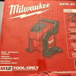 Mikwaukee M12 Compact Inflator NIB for Sale in San Antonio, TX - OfferUp