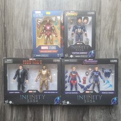 Marvel Legends Infinity Saga Iron Man Captain America Figure Lot 