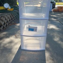 Brand New 3 Drawer Plastic Storage Bin