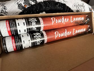 Blaise Pyro Orange Powder Cannons – Set of 2