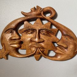 Jamaican Wooden Art Piece