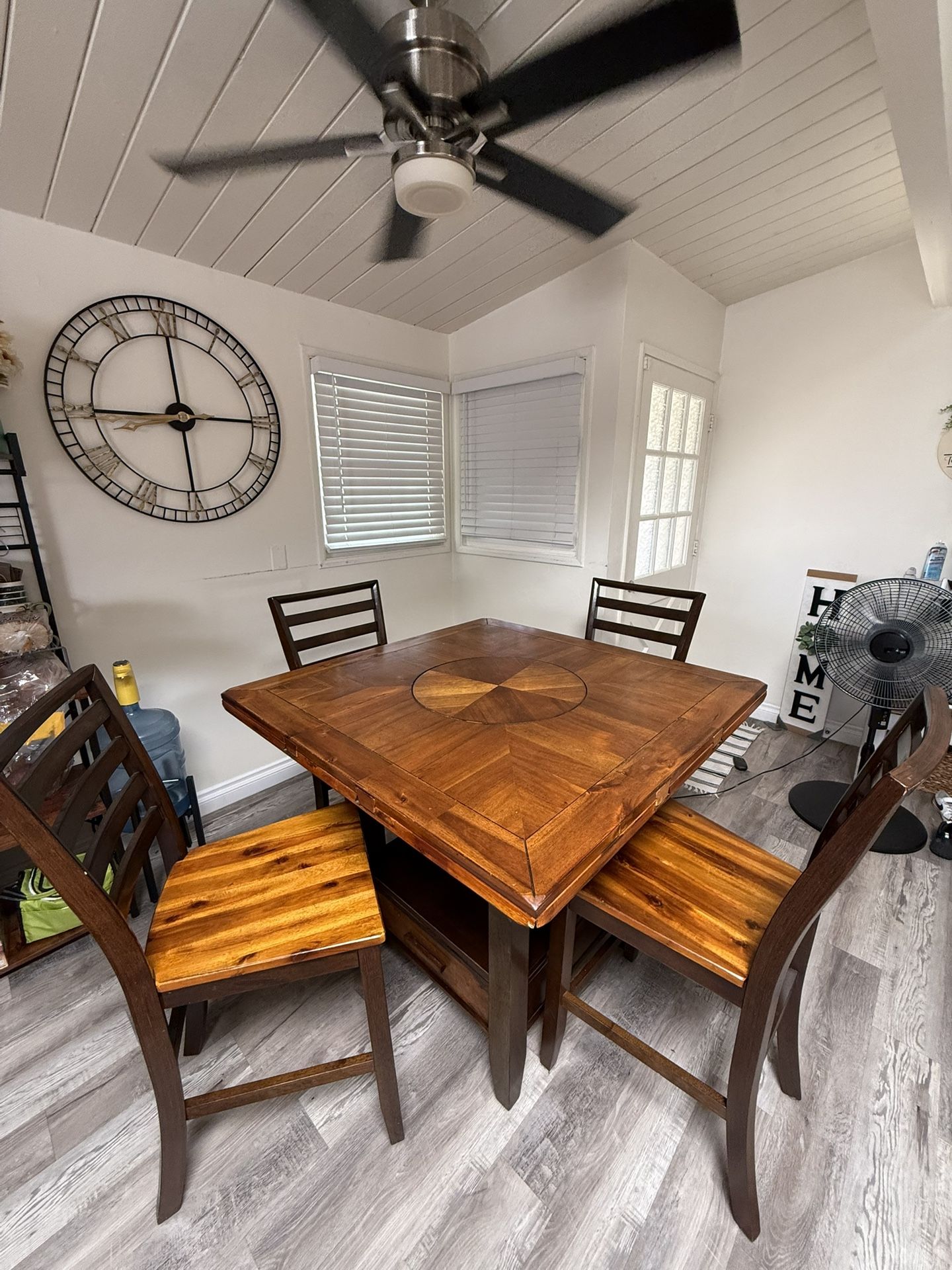 Breakfast Table With Lazy Susan