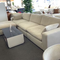 Cream Modular Sectional ☠️Same Day Delivery 🚚 Not Credit Check 😮‍💨$39Down 🙄
