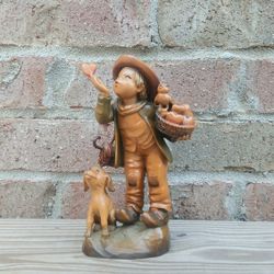 Vintage Anri Ferrandiz "Love Message" Wood Figurine