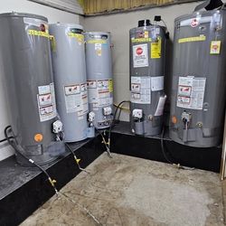 NEW WATER HEATER GAS AND ELECTRIC 1 YEAR WARRANTY GARANTIA POR ESCRITO 