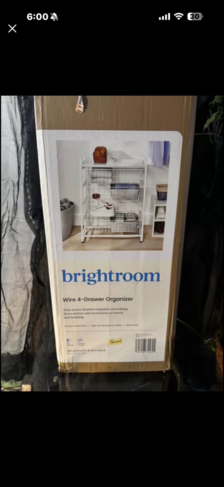 Brightroom Wire 4-Drawer Organizer