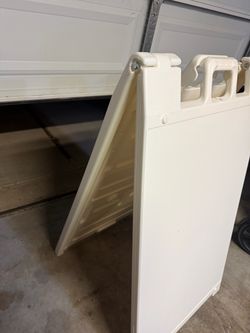 White A Frame Signs