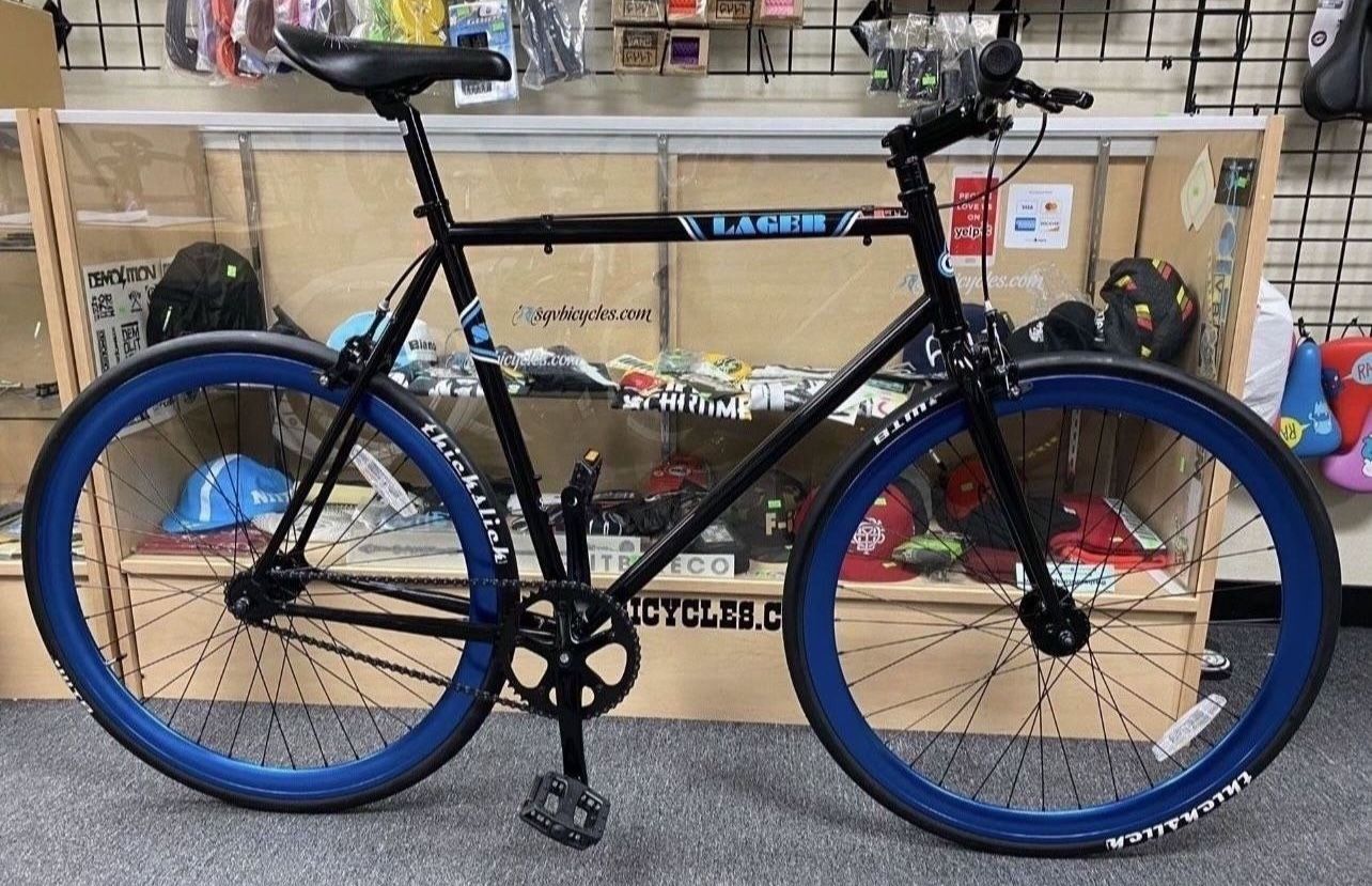 SE Bikes Lager Track Bike Blue Gold & Black & Blue Brand New