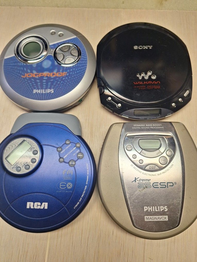 Portable CD payers