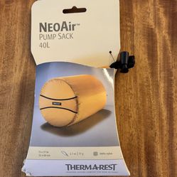 Neoair Pump Sack 40l Thermarest (cat Chewed In Corner Of Package Product Is Untouched!) 