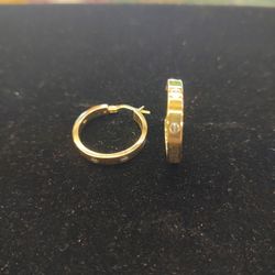 Gold Hoops 3.2g