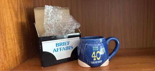 Brief Affairs Big 40 Novelty Ceramic Mug