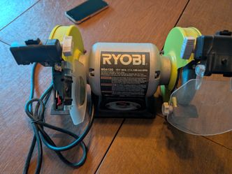 Ryobi 6" Bench Grinder (Model BG612G) - 2.1 Amp / 3600 RPM