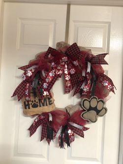 Puppy dog wreath