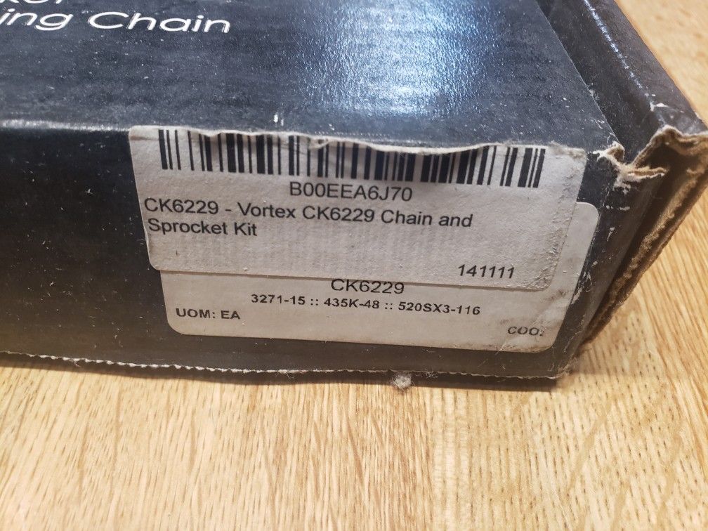 Vortex V3 Chain And Sprocket Kit