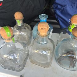 6 empty bottle patron don julio 1.75 l