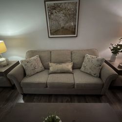 Sofa with Sock-Rolled Arms