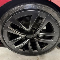 Tesla 21” Arachnid Wheels For Tesla Model S + New Tires