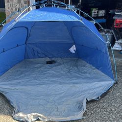 Light speed quick draw expanding shelter half