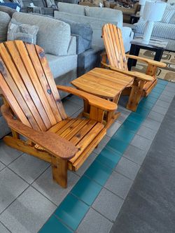 Ceder Wood 3 Pac out door set On Sale