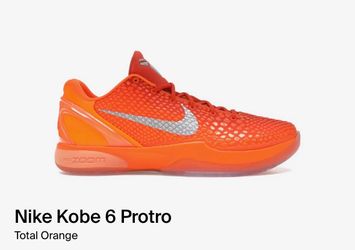 NIKE KOBE 6 "TOTAL ORANGE" SZ 10 
